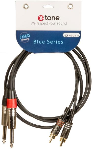 Câble 2 jack 6,35 mm vers 2 RCA (3 m), location Soundcall