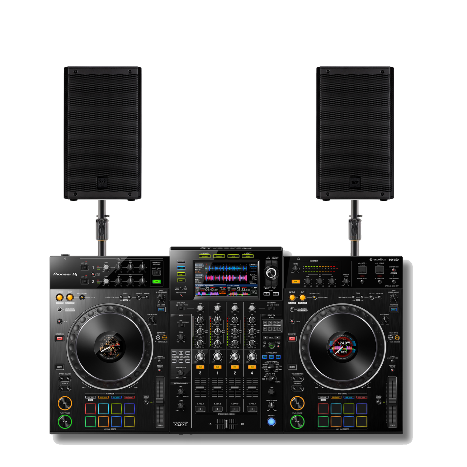PACK DEEJAY COMPACT - Pioneer XDJ-XZ + 2x RCF 910-A