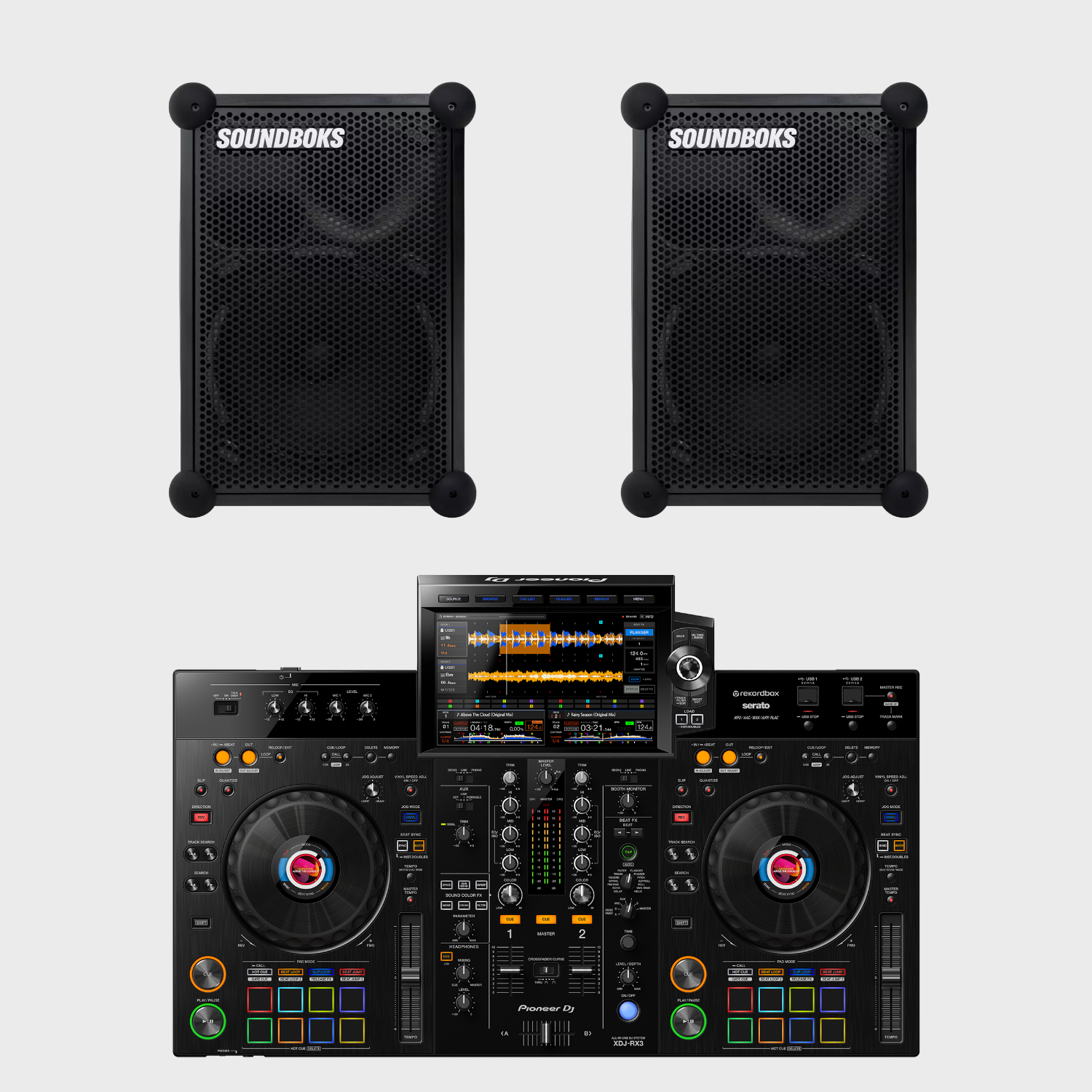 PACK DEEJAY MIX - Pioneer XDJ-RX3 + 2x Soundboks Mix