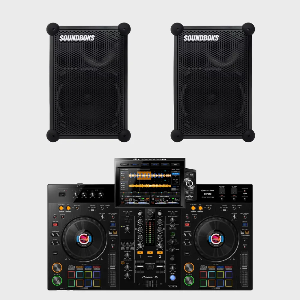 PACK DEEJAY MIX - Pioneer XDJ-RX3 + 2x Soundboks Mix