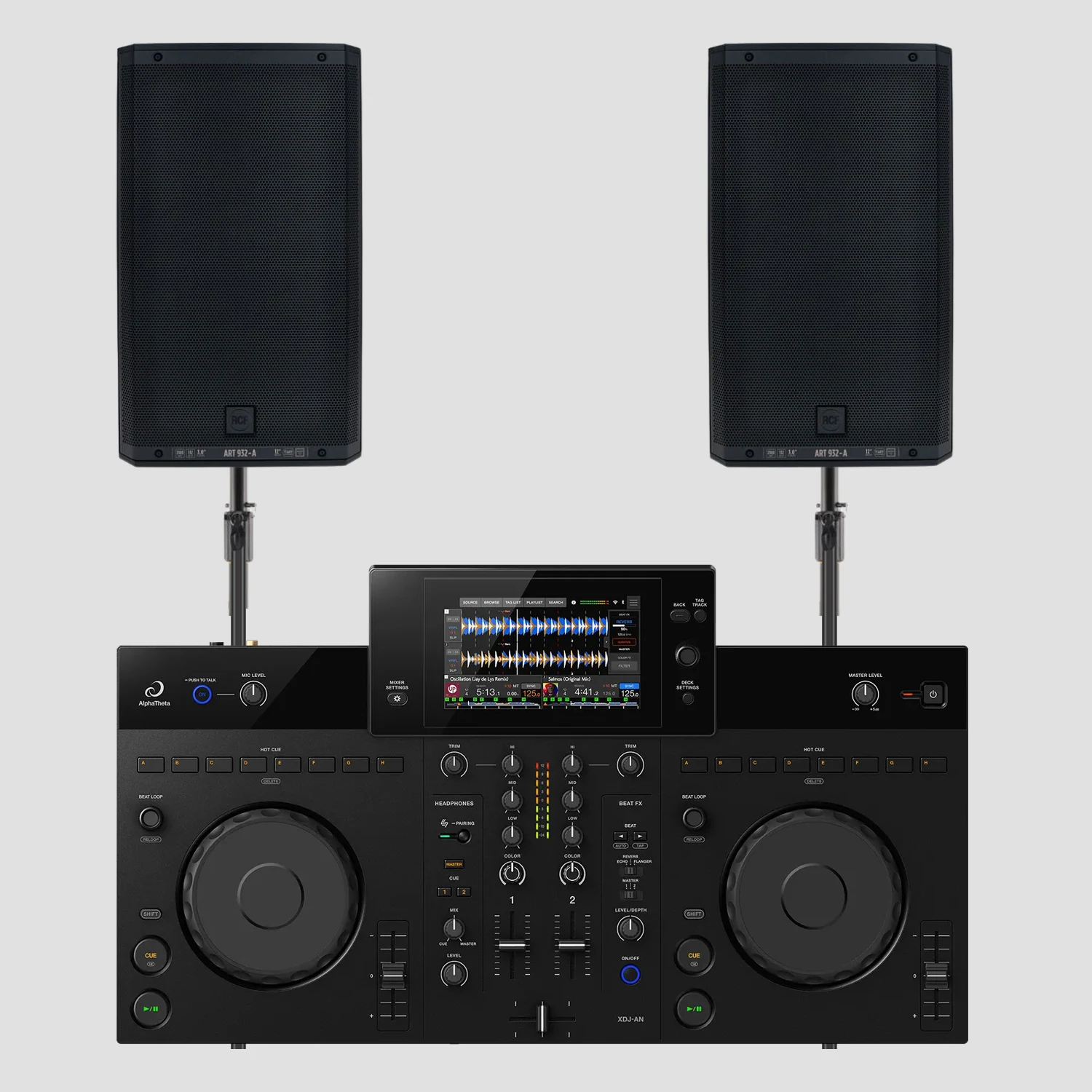 PACK DEEJAY PERFORMANCE - AlphaTheta XDJ-AN + 2x RCF 932-A
