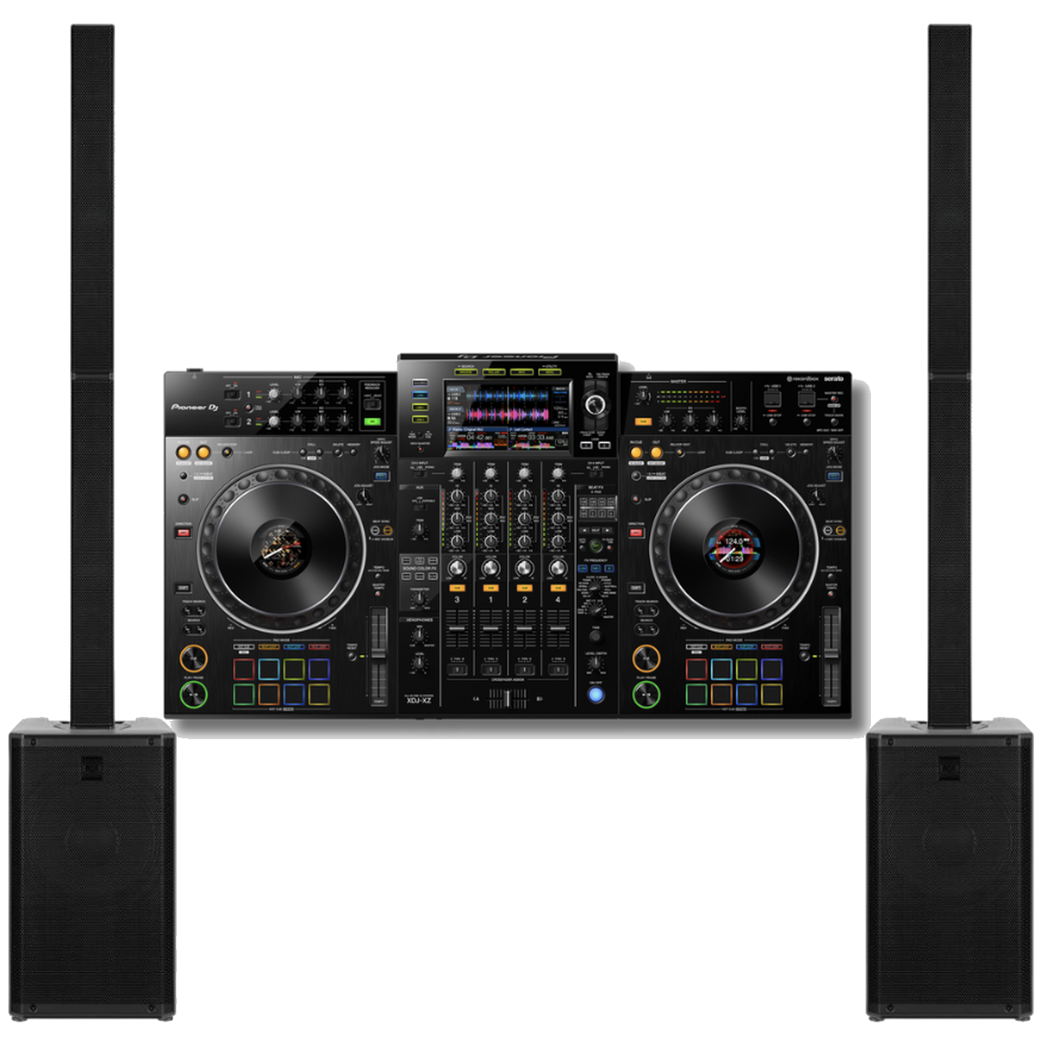 PACK DJ J11 SIGNATURE - 2 colonnes RCF EVOX J11 + Pioneer XDJ-XZ - Location Soundcall