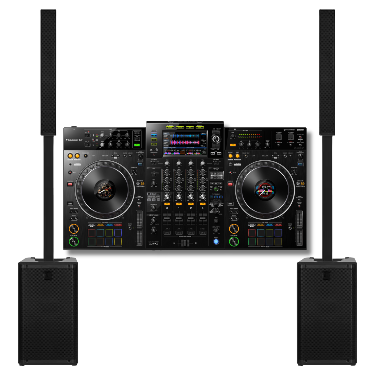 PACK DEEJAY SIGNATURE - 2 colonnes RCF EVOX J9 + Pioneer XDJ-XZ - Location Soundcall