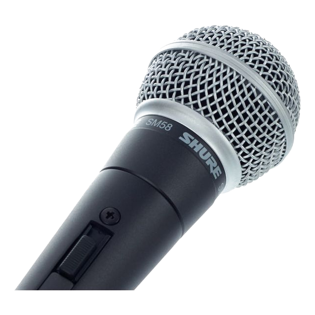 Location Shure SM58S close-up grille - Soundcall